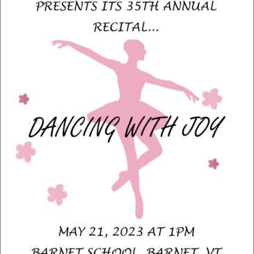 Dance recital poster
