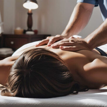 Massage therapy at Barnet Tradepost Wellness Center, Barnet, Vermont