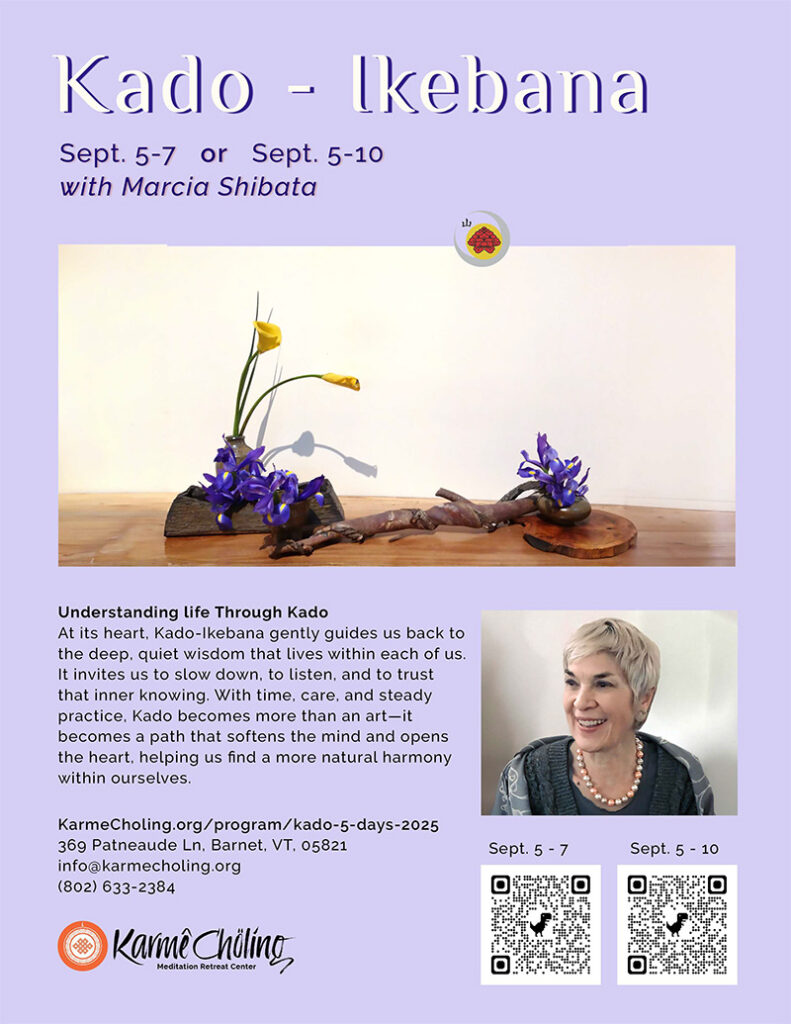 Kado-Ikebana at Karmê Chöling, Barnet, VT
