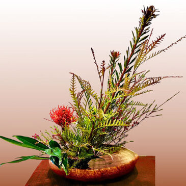 Kado-Ikebana class at Karmê Chöling