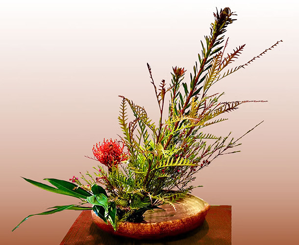 Kado-Ikebana class at Karmê Chöling