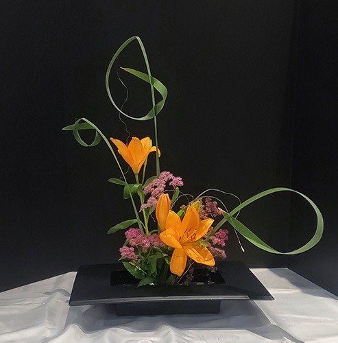 Kado-Ikebana class with Lj Stewart at Barnet Tradepost Wellness Center